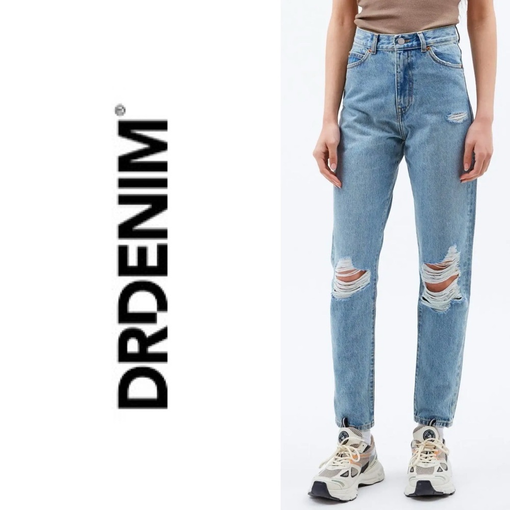 Dr. Denim Women's Nora  Blue Jeans with distressing size 26